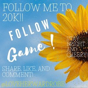 loveherwardrobe Other - 🌻HELP ME FOLLOW TO 20K 🌻 loveherwardrobe Other - 🌻HELP ME FOLLOW TO 20K 🌻